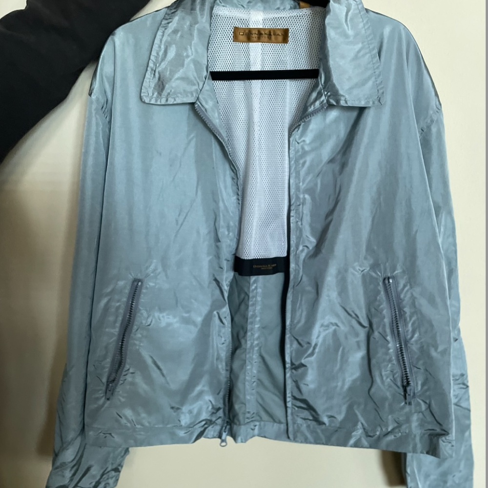 Vintage Donna Karan NYC Blue Windbreaker